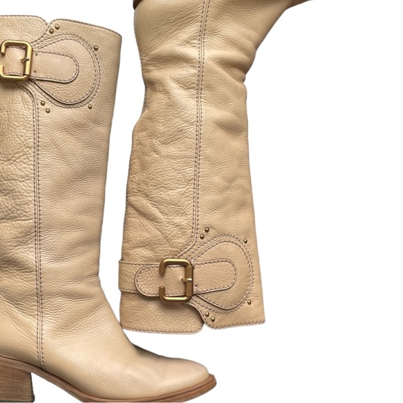 Chloe tan boots size 37 (7) - Picture 1 of 8